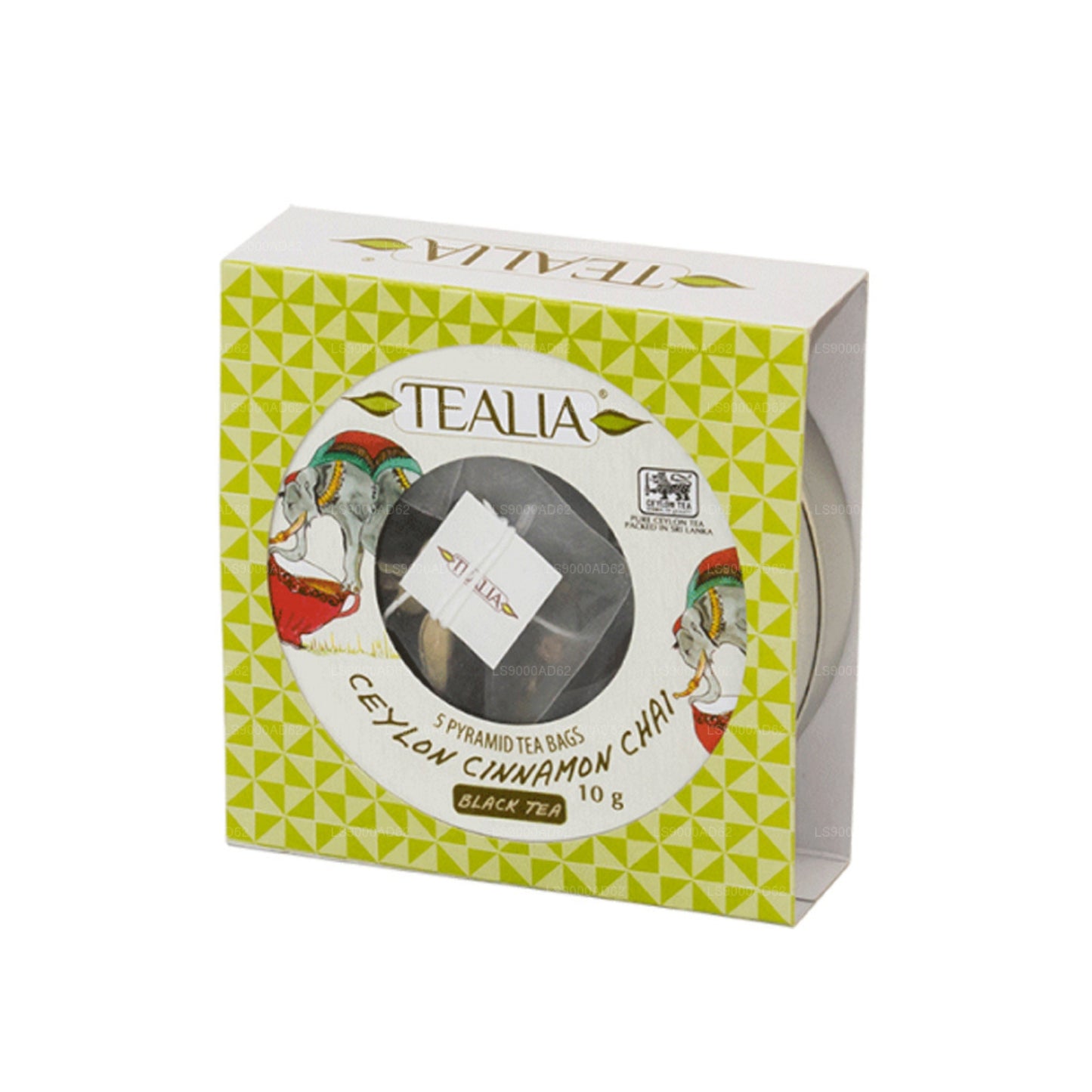 Tealia Ceylon Cinnamon Chai - 5 Pyramid Tea Bags (10g)