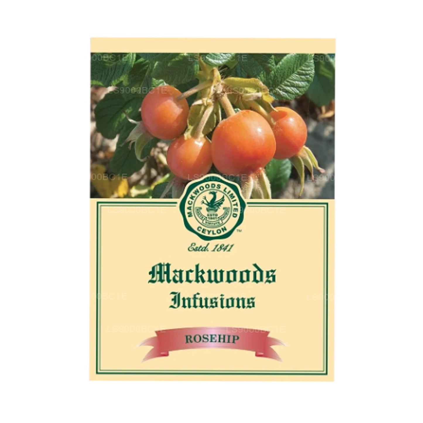 Mackwoods Rosehip Herbal Infusion In 25 Enveloped Bags (50g)