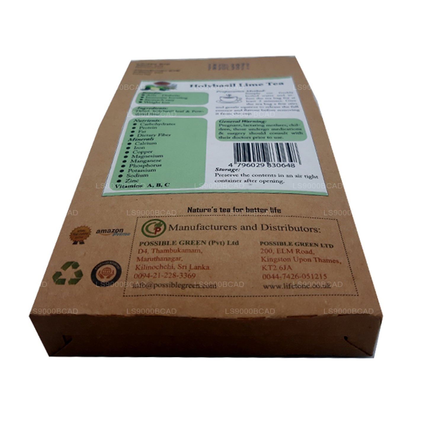 Чай Lifetone со святым базиликом и лаймом (40 г)