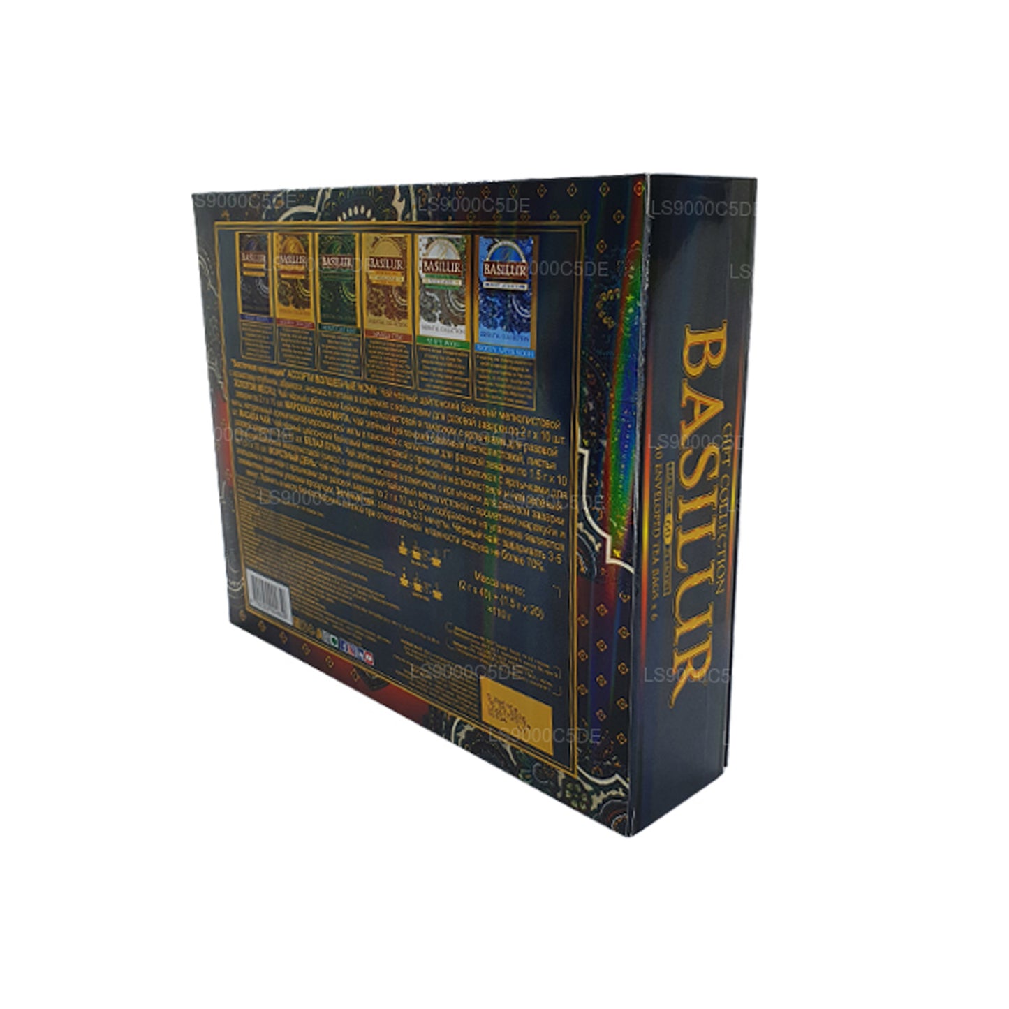 Коллекция восточных подарков Basilur Assorted (110 г) 60 пакетиков чая в конвертах
