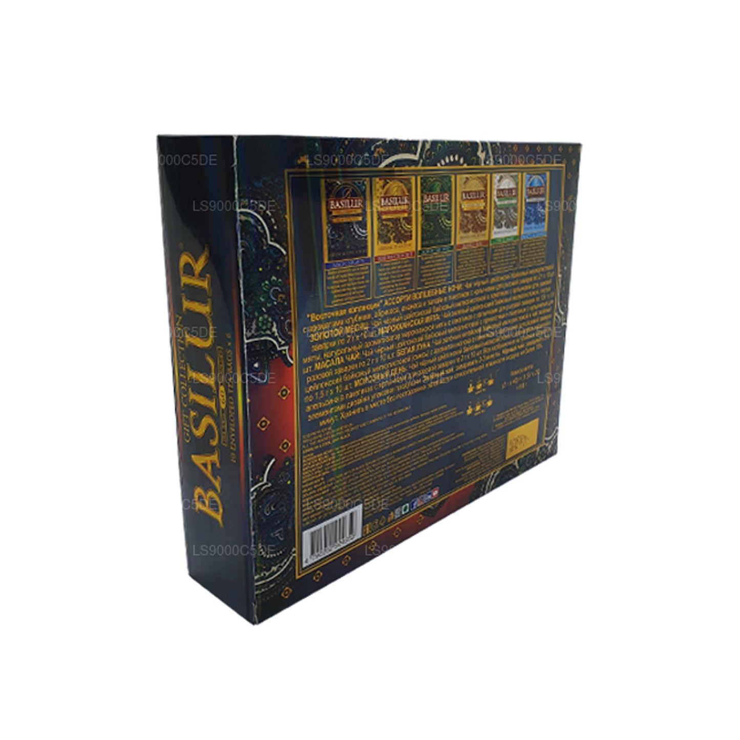Коллекция восточных подарков Basilur Assorted (110 г) 60 пакетиков чая в конвертах
