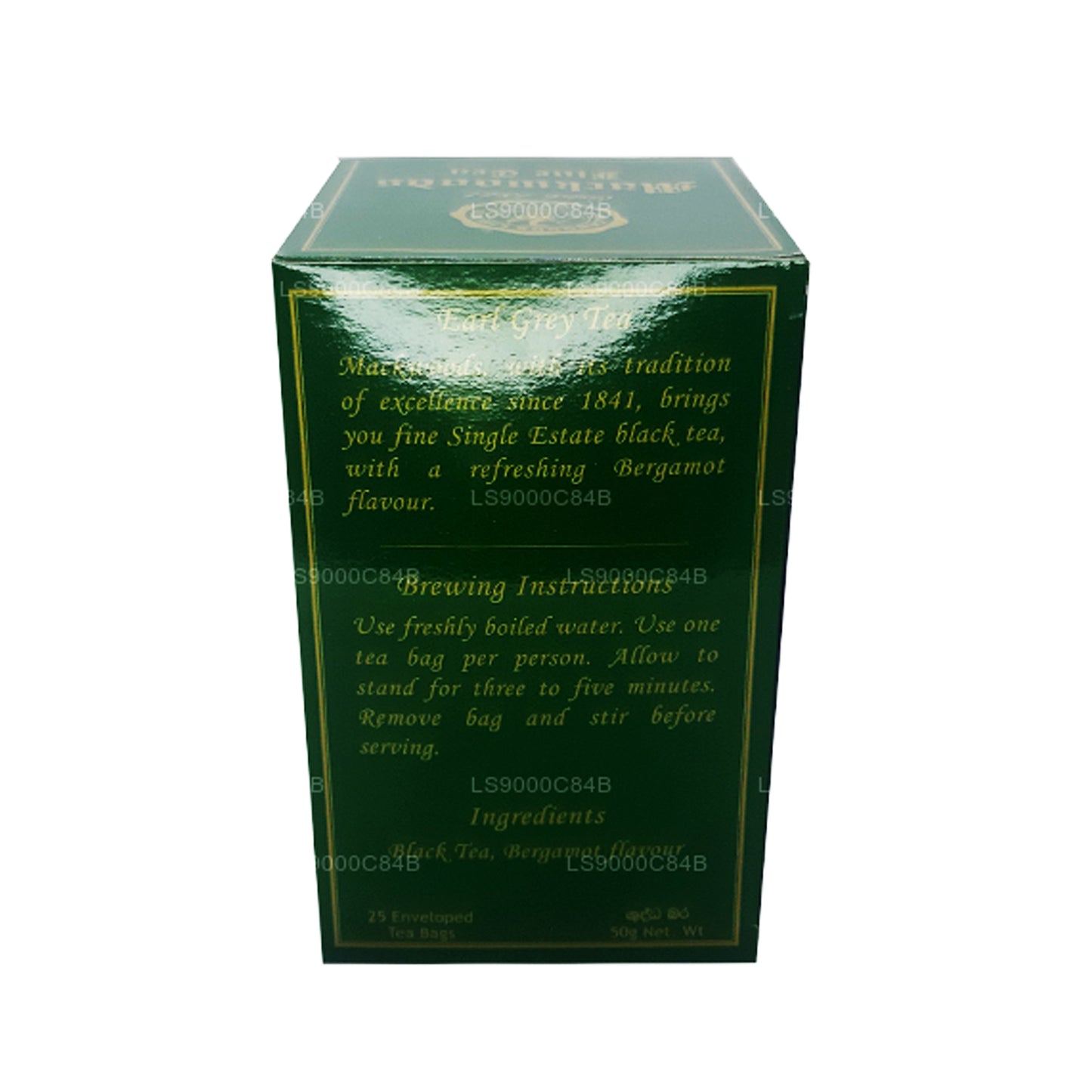 Чай Mackwoods Эрл Грей (50 г) 25 пакетиков