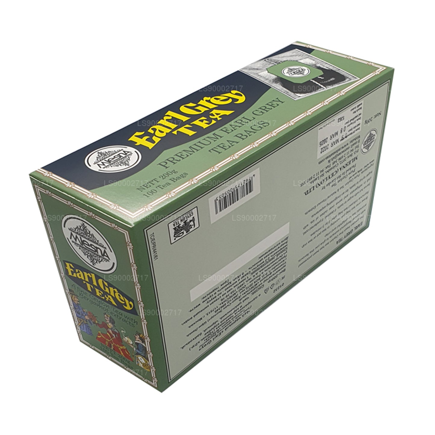 Чай Mlesna Эрл Грей в пакетиках