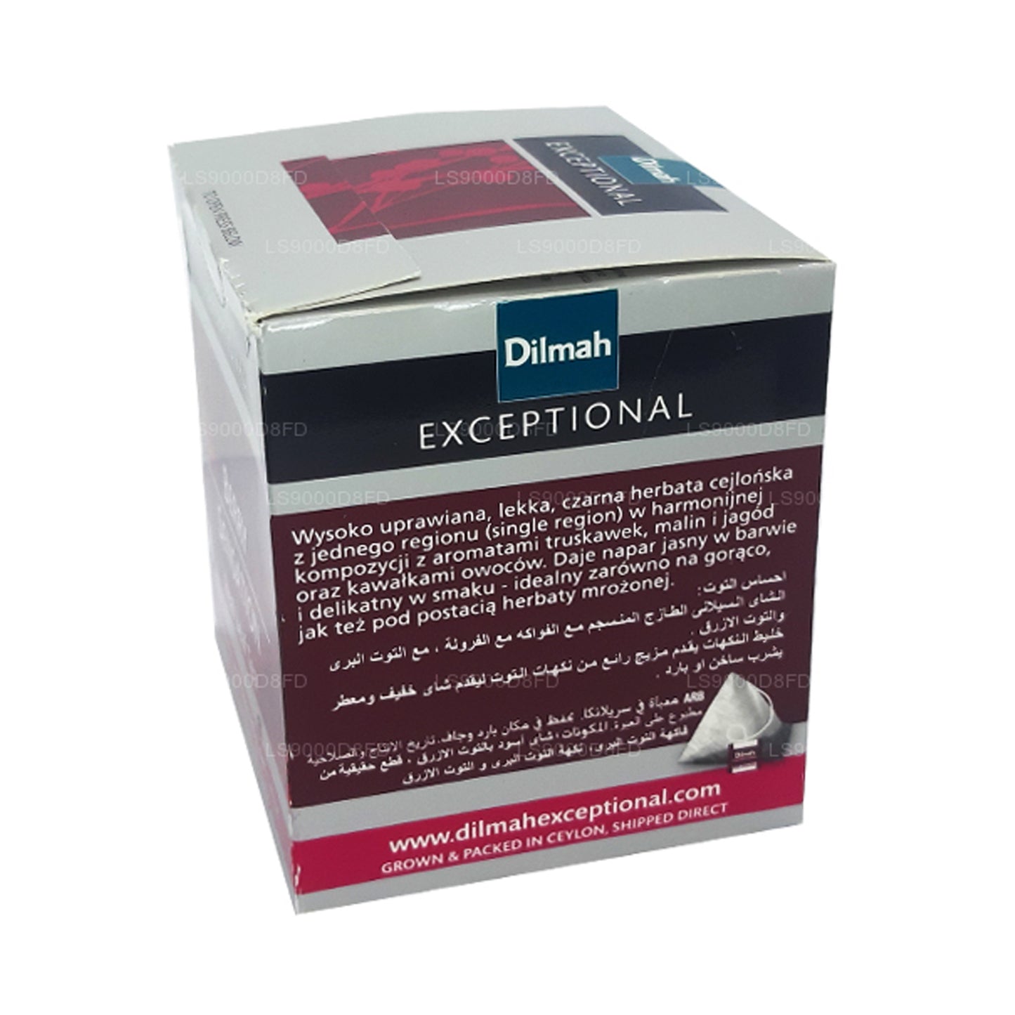 Настоящий листовой чай Dilmah Исключительная ягодная сенсация (40 г) 20 пакетиков