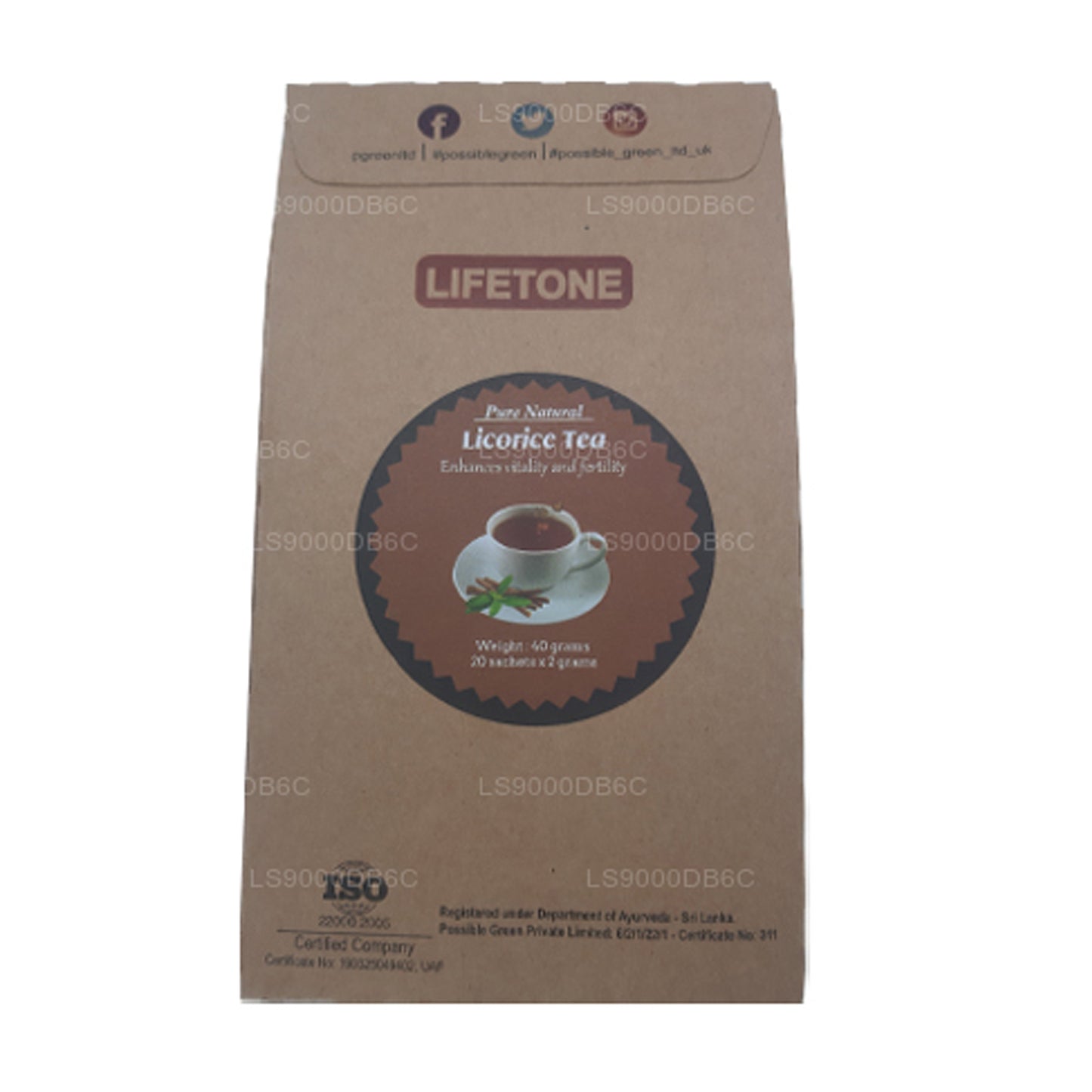 Чай с лакрицей Lifetone (40 г)