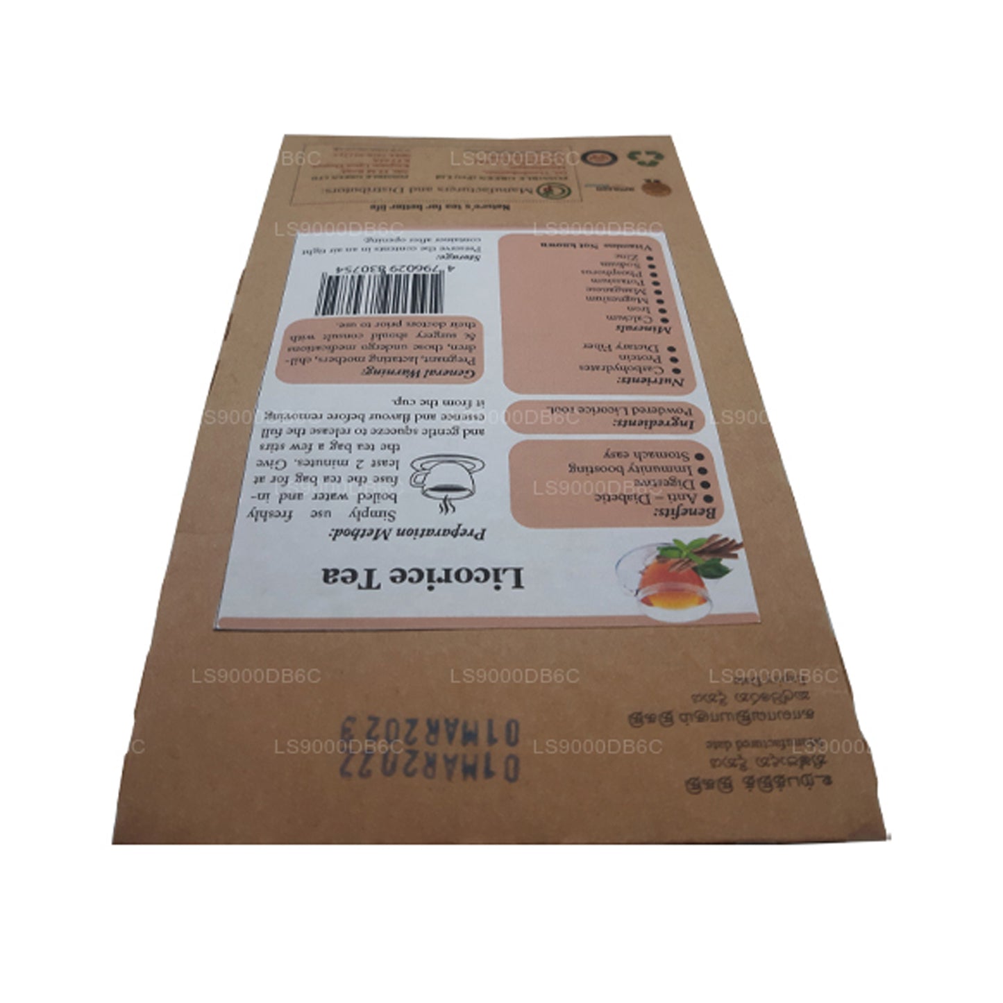 Чай с лакрицей Lifetone (40 г)