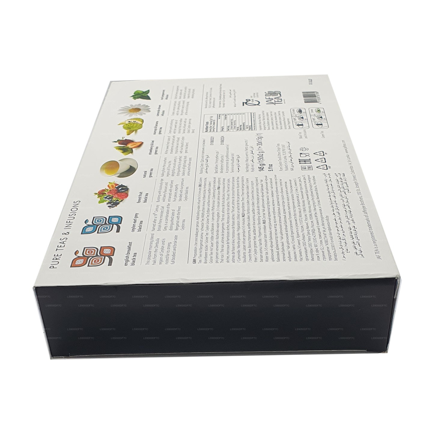 Чистые чаи и настои Jaf Tea (145 г) 80 пакетиков чая