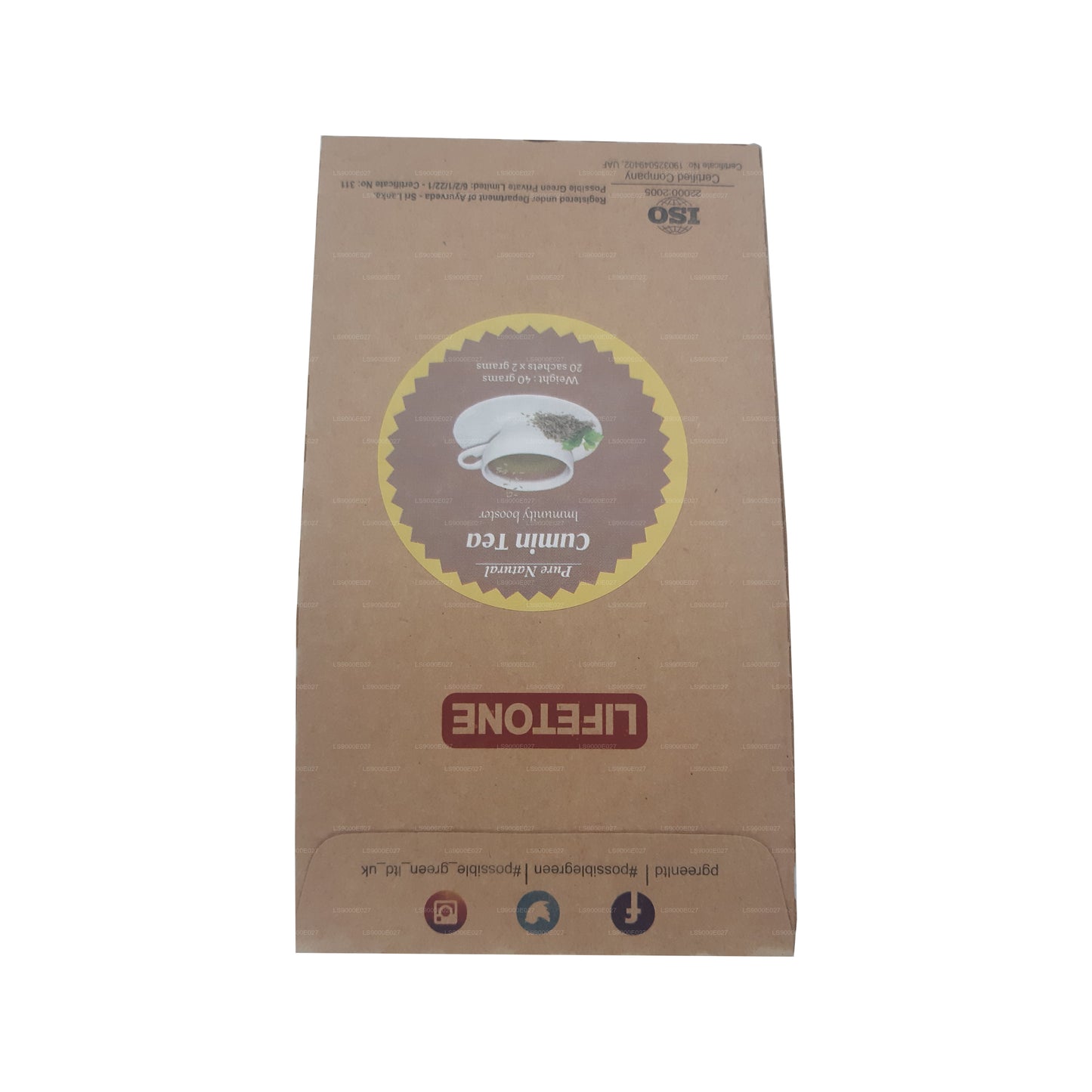 Чай с тмином Lifetone (40 г) 20 пакетиков