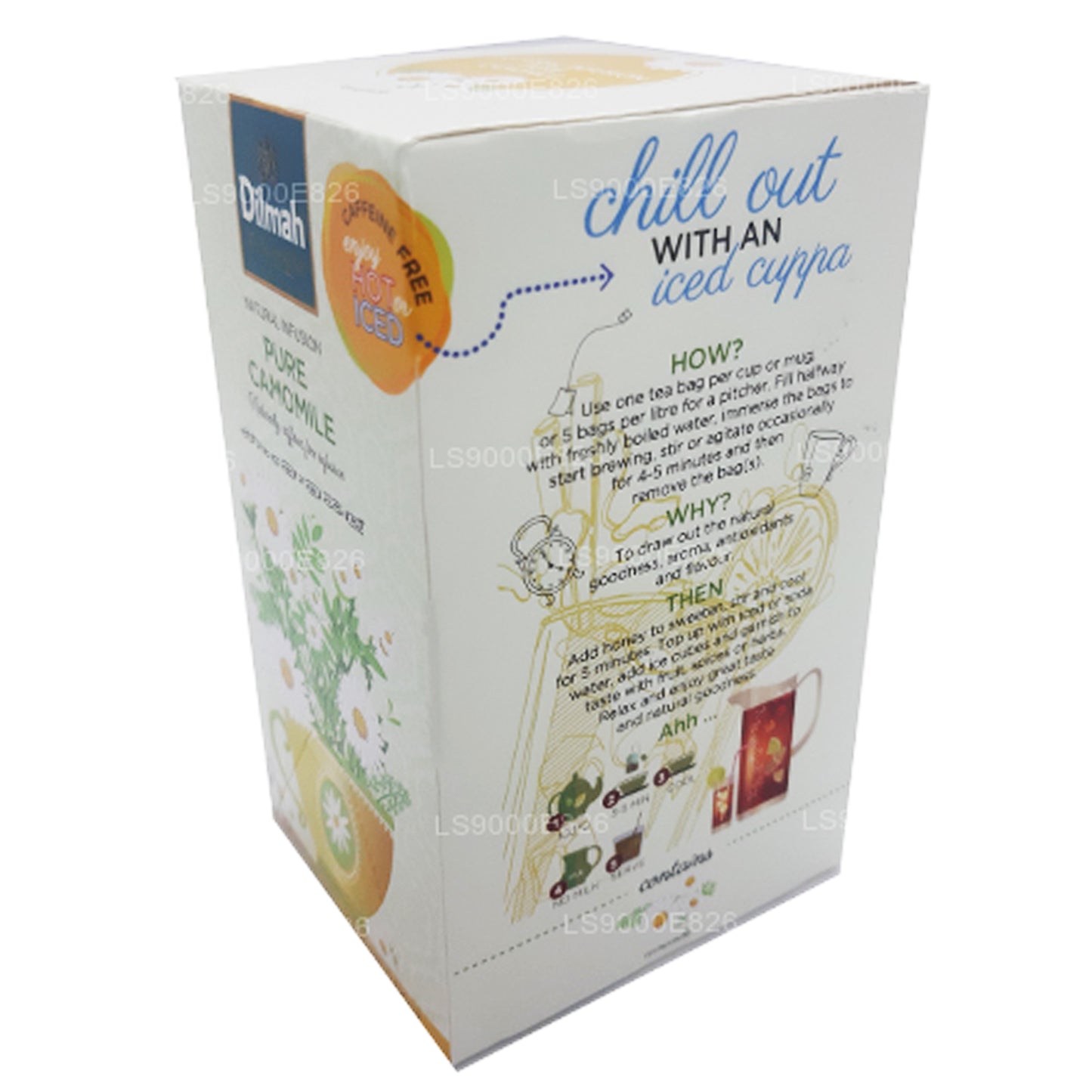 Чистые цветы ромашки Dilmah (30 г) 20 пакетиков