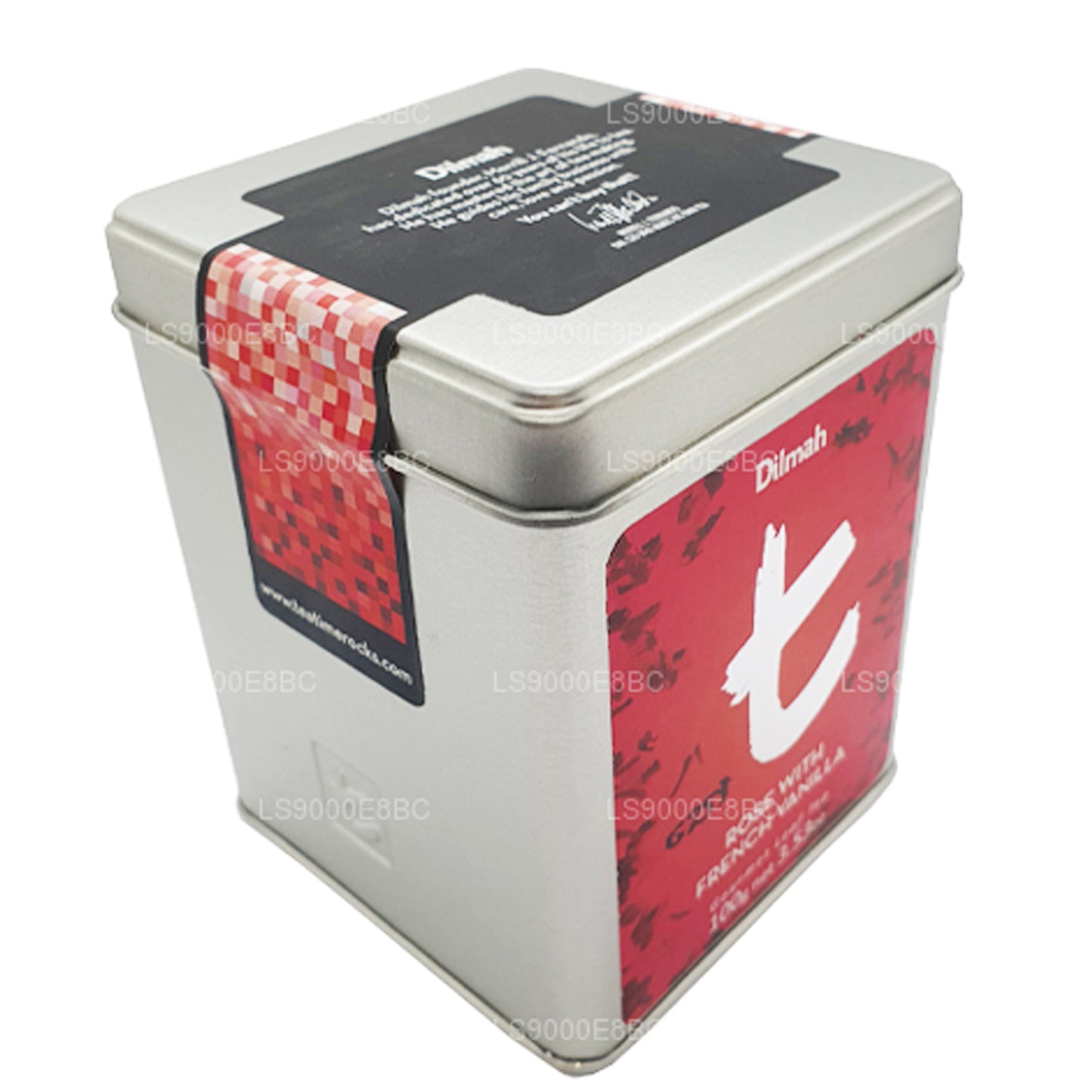 Розовый листовой чай Dilmah серии T с французской ванилью (100 г)