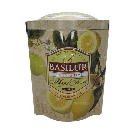 Консервная банка Basilur Magic Fruits с лимоном и лаймом (100 г)