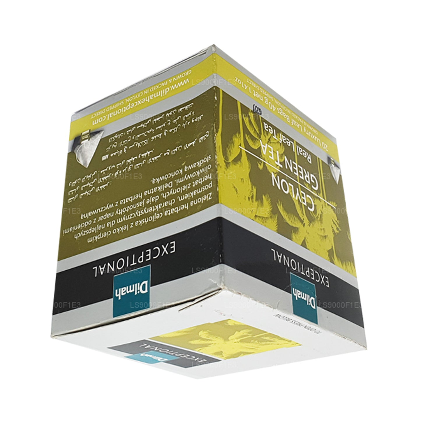 Цейлонский зеленый чай Dilmah Exceptional (40 г) 20 пакетиков