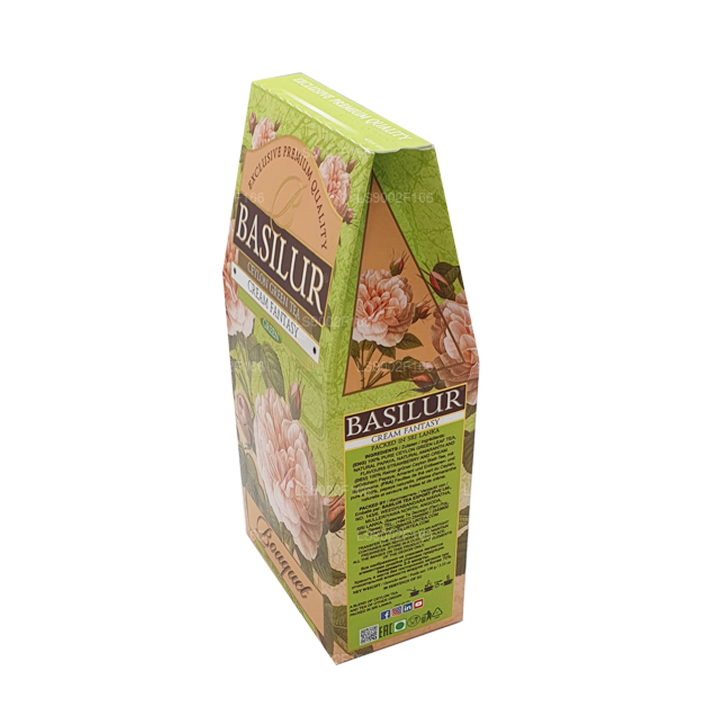 Цейлонский зеленый чай с кремом Basilur Fantasy (100 г)
