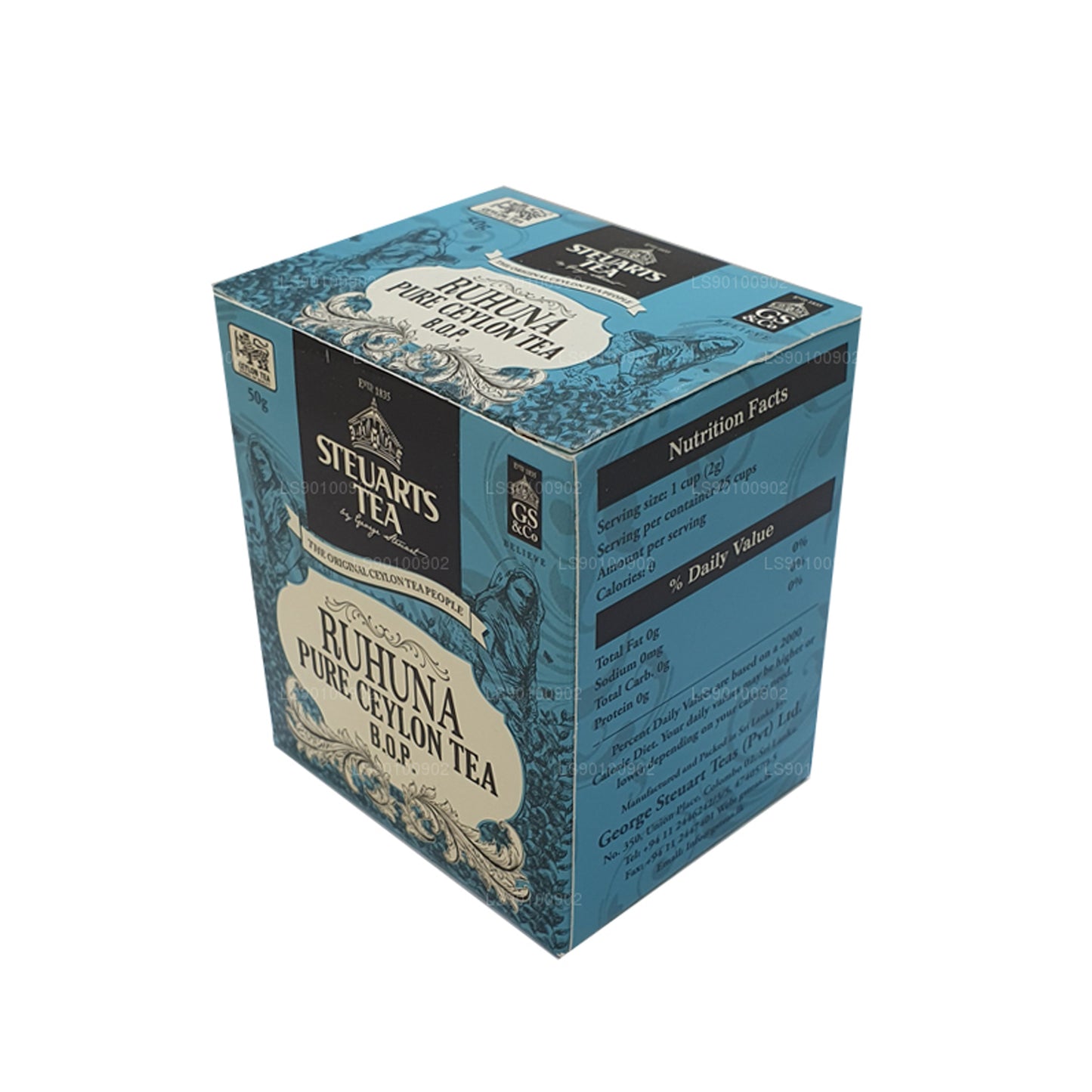 Листовой чай Джорджа Стюарта Рухуна BOP (50 г)