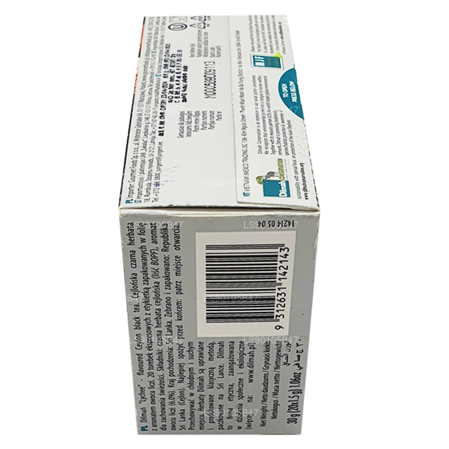 Черный чай со вкусом личи Dilmah (30 г)