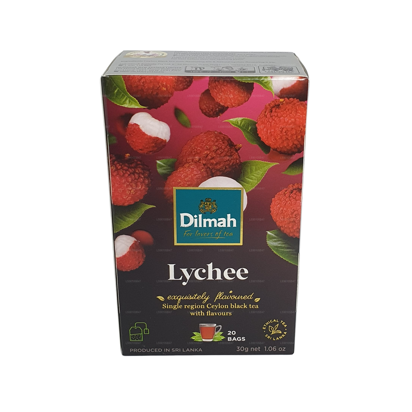 Черный чай со вкусом личи Dilmah (30 г)