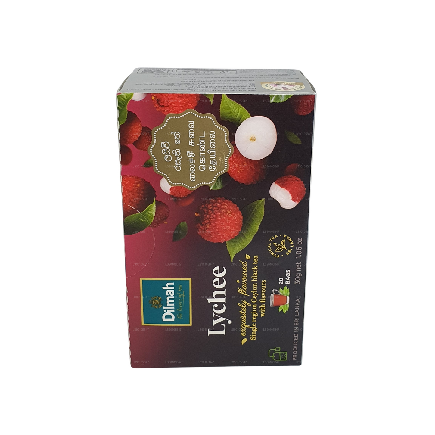 Черный чай со вкусом личи Dilmah (30 г)