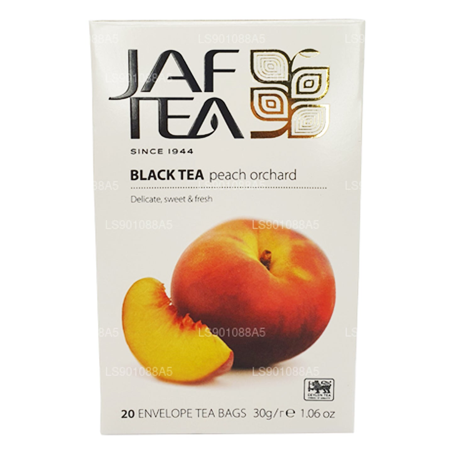 Коллекция Jaf Tea Pure Fruits Черный чай Персиковый сад (30 г) 20 пакетиков