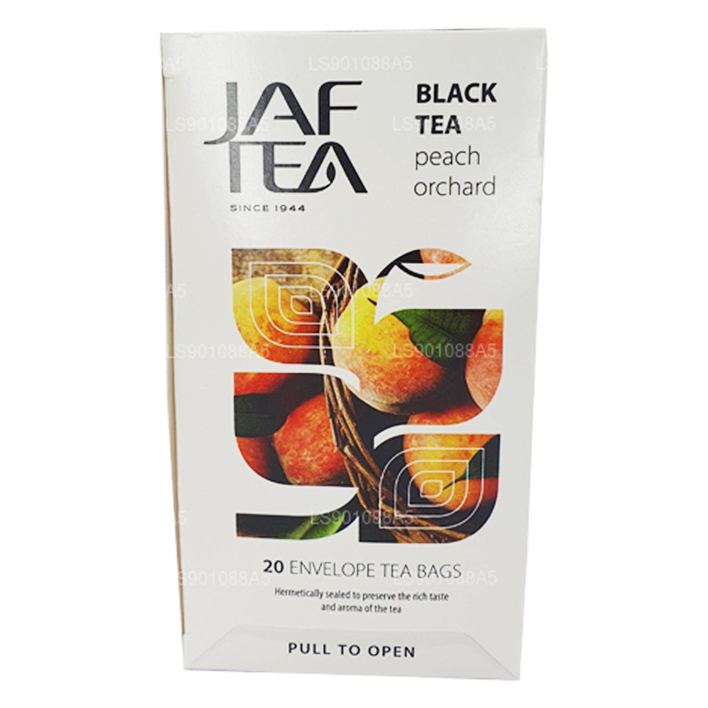 Коллекция Jaf Tea Pure Fruits Черный чай Персиковый сад (30 г) 20 пакетиков