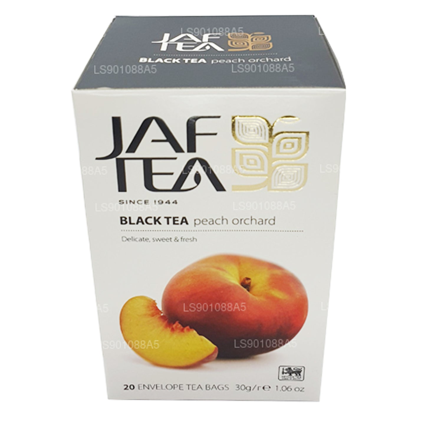 Коллекция Jaf Tea Pure Fruits Черный чай Персиковый сад (30 г) 20 пакетиков