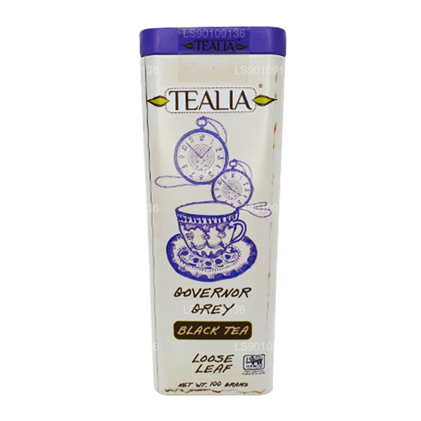 Серый листовой лист Tealia Govenor (100 г)