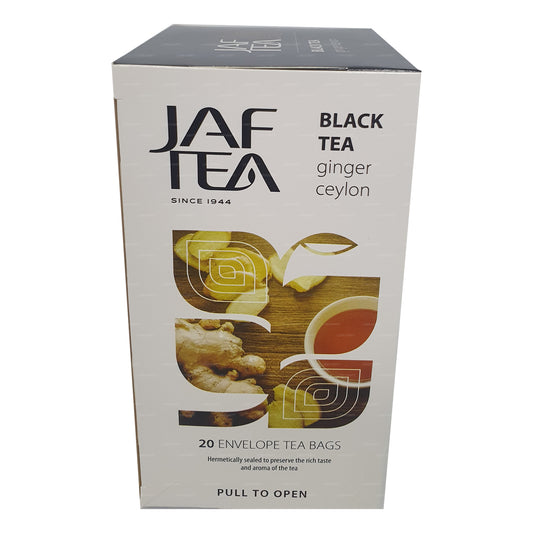 Jaf Tea Pure Spice Collection Черный чай Имбирный Цейлонский (40 г) 20 пакетиков