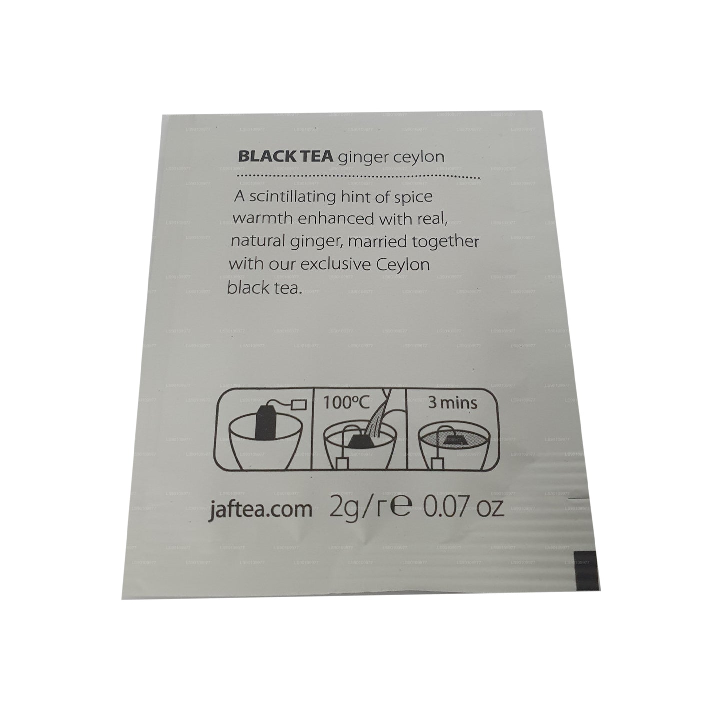 Jaf Tea Pure Spice Collection Черный чай Имбирный Цейлонский (40 г) 20 пакетиков