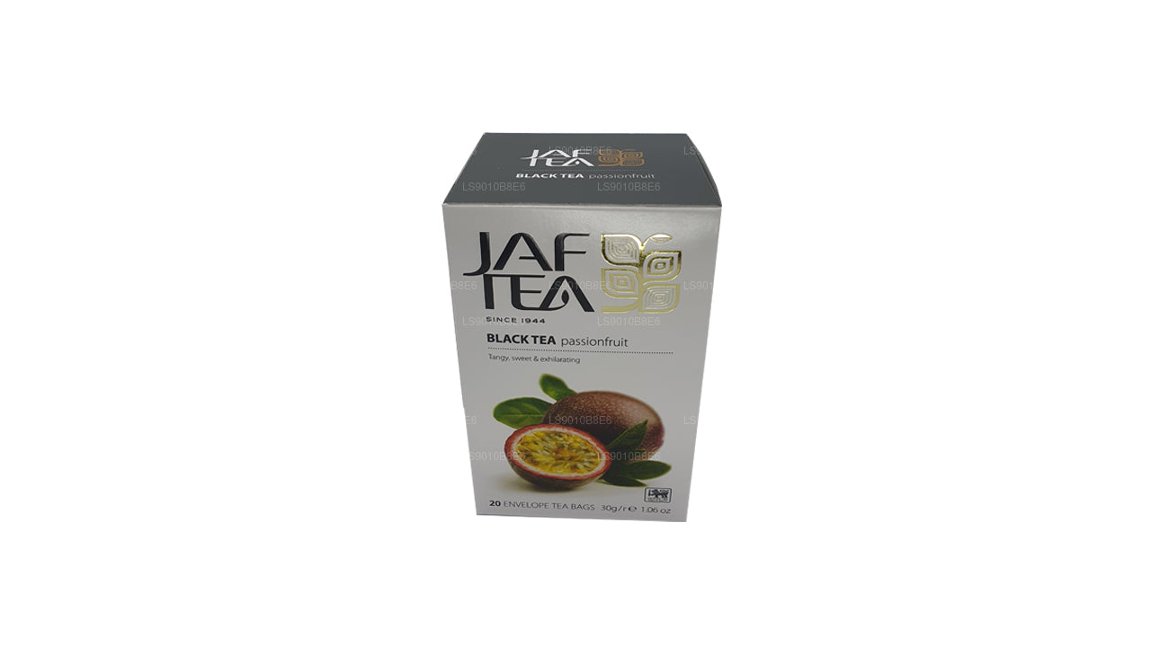 Коллекция Jaf Tea Pure Fruits, черный чай, маракуйя, фольга, конверт, чай в пакетиках (30 г)