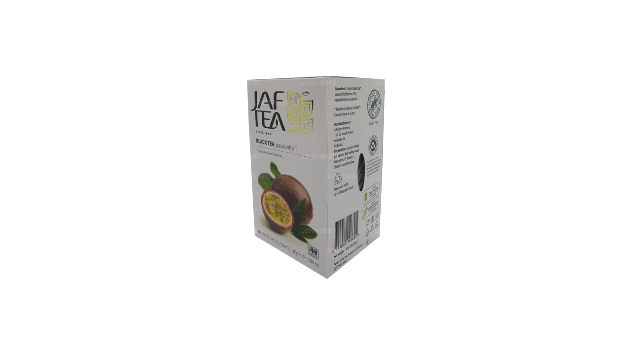 Коллекция Jaf Tea Pure Fruits, черный чай, маракуйя, фольга, конверт, чай в пакетиках (30 г)