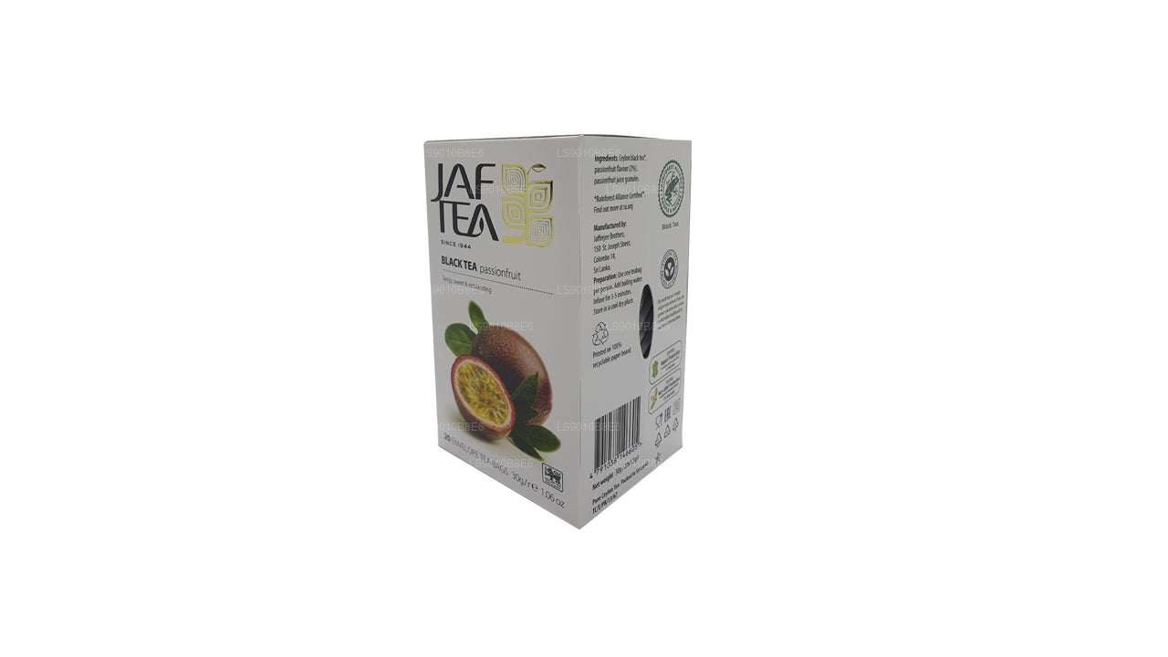 Коллекция Jaf Tea Pure Fruits, черный чай, маракуйя, фольга, конверт, чай в пакетиках (30 г)