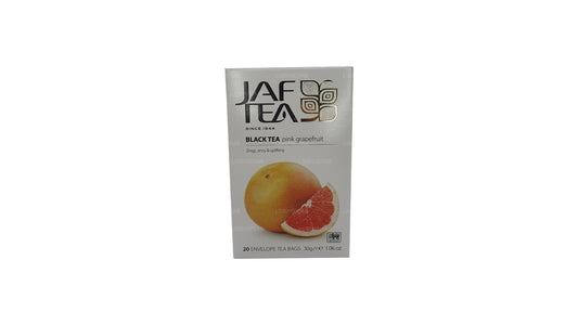 Коллекция Jaf Tea Pure Fruits, черный чай, розовый грейпфрут, фольга, конверт, чайные пакетики (30 г)