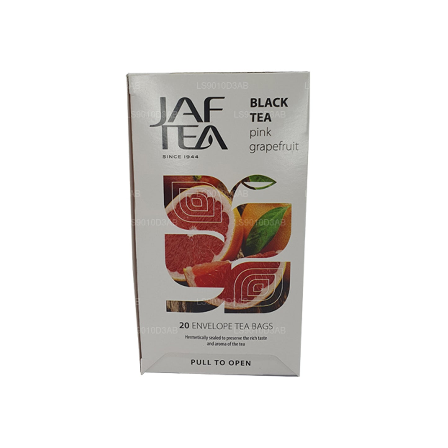 Коллекция Jaf Tea Pure Fruits, черный чай, розовый грейпфрут, фольга, конверт, чайные пакетики (30 г)