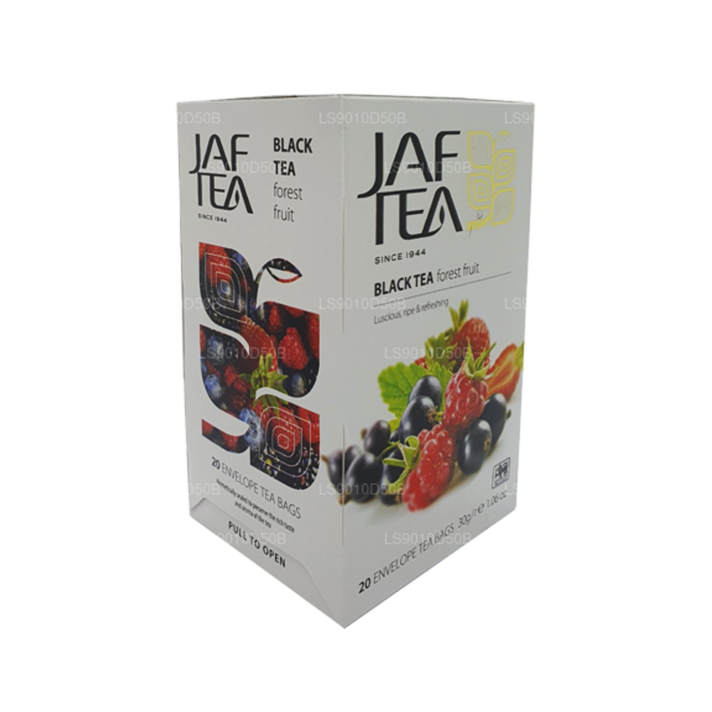 Коллекция чистых фруктов Jaf Tea Черный чай «Лесные фрукты» (30 г) 20 пакетиков