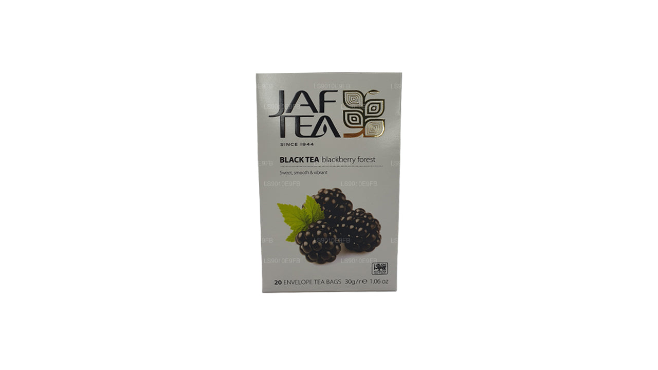 Коллекция Jaf Tea Pure Fruits Черный чай Ежевика Лесная фольга Конверт в пакетиках (30 г)