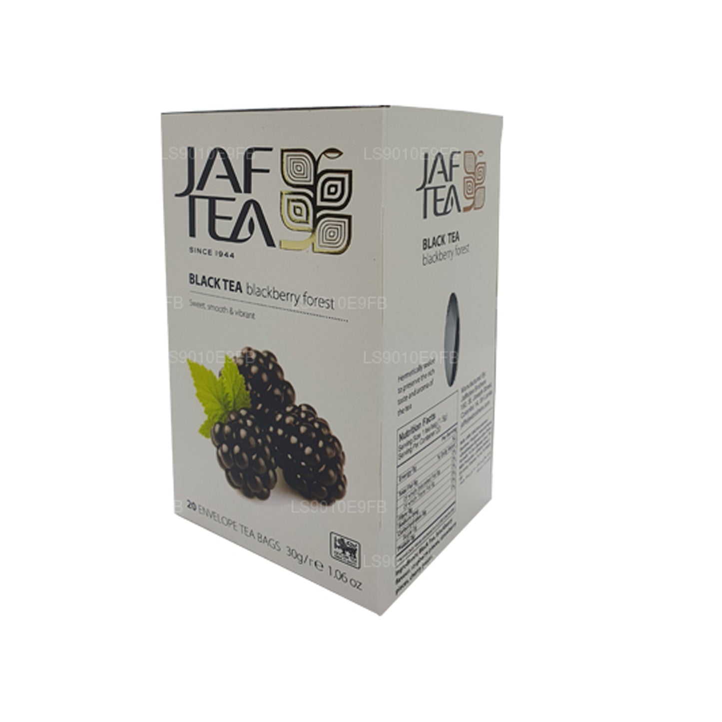 Коллекция Jaf Tea Pure Fruits Черный чай Ежевика Лесная фольга Конверт в пакетиках (30 г)
