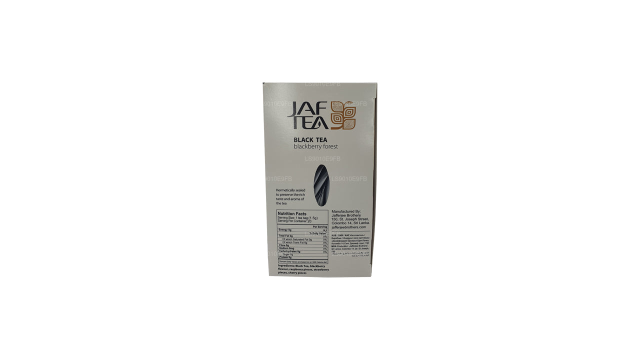 Коллекция Jaf Tea Pure Fruits Черный чай Ежевика Лесная фольга Конверт в пакетиках (30 г)