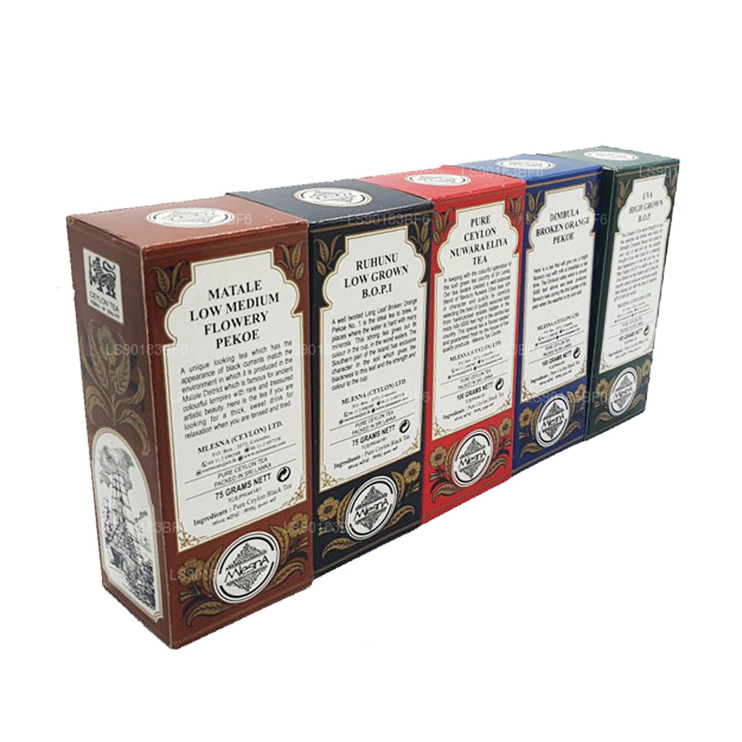 Черный цейлонский чай Mlesna Matale Ruhunu Nuwara Eliya Dimbula Uva (450 г)