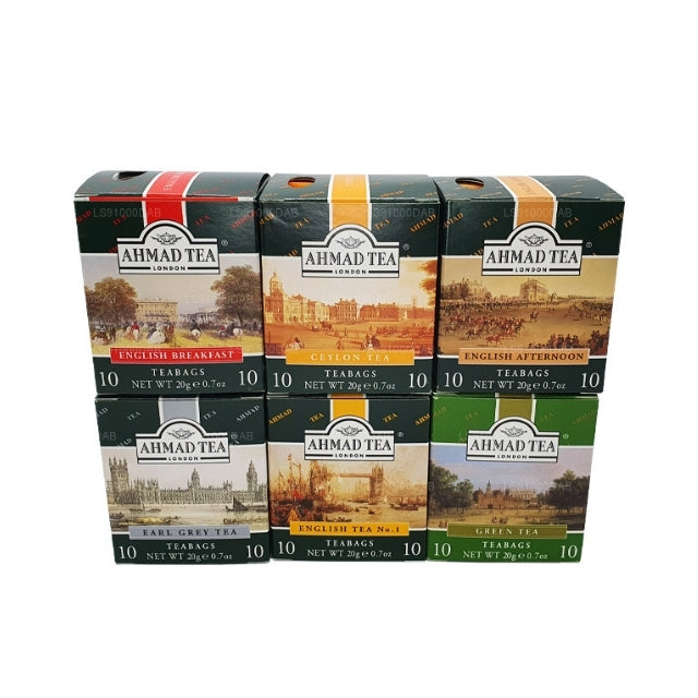 Ahmad Classic Six Tea Collection (120g) 60 Tea Bags