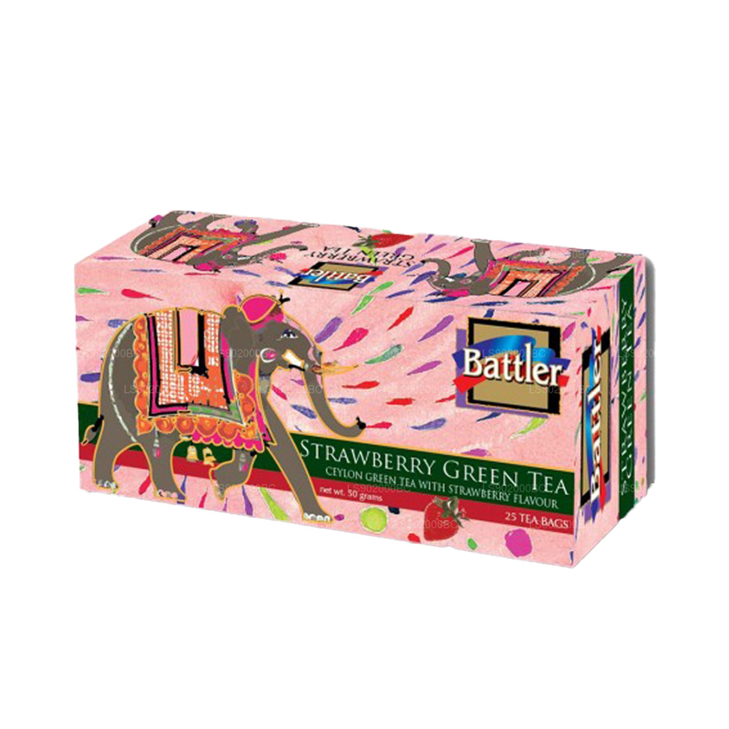 Battler Green Tea With Strawberry (50g) 25 Tea Bags