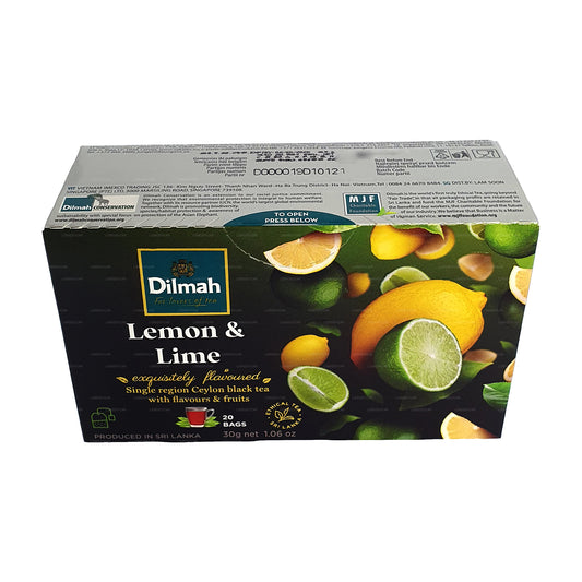 Чай Dilmah со вкусом лимона (30 г) 20 пакетиков