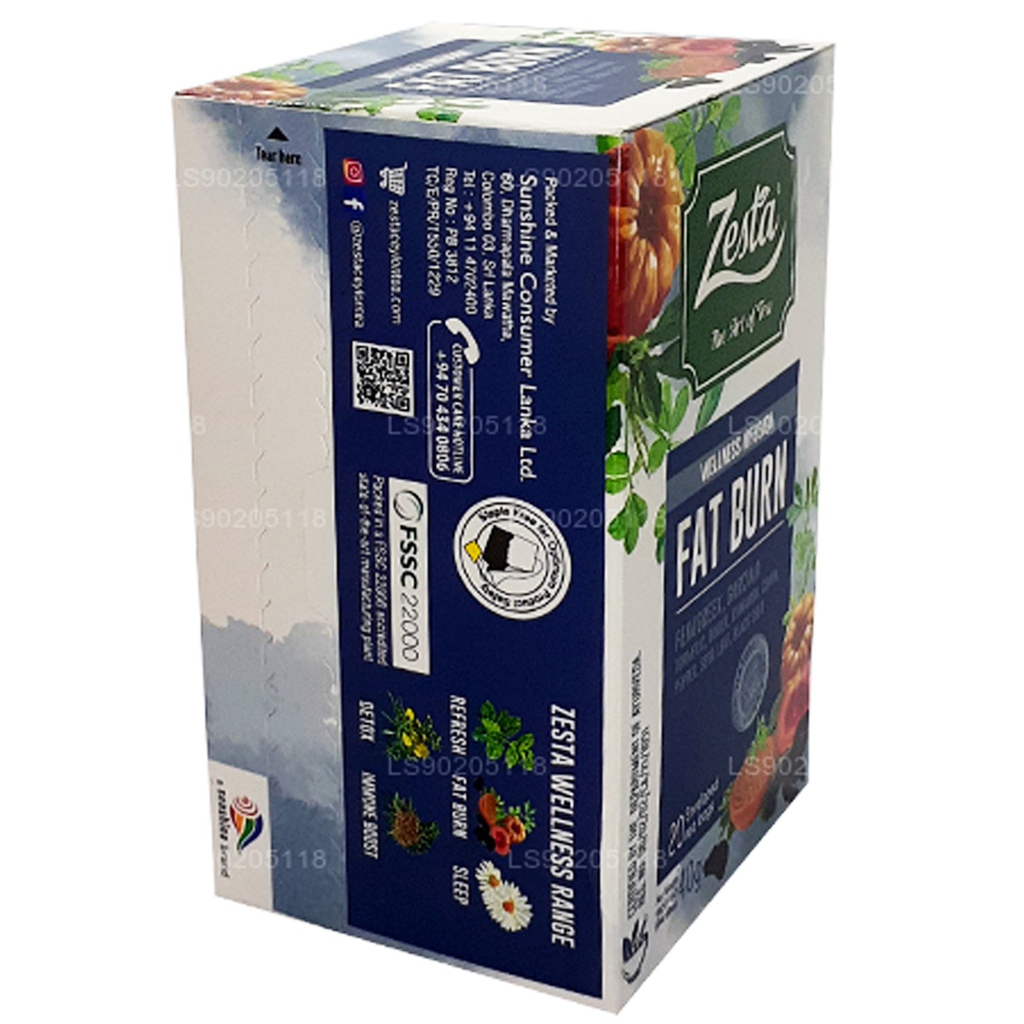 Zesta для сжигания жира (40 г) 20 пакетиков чая