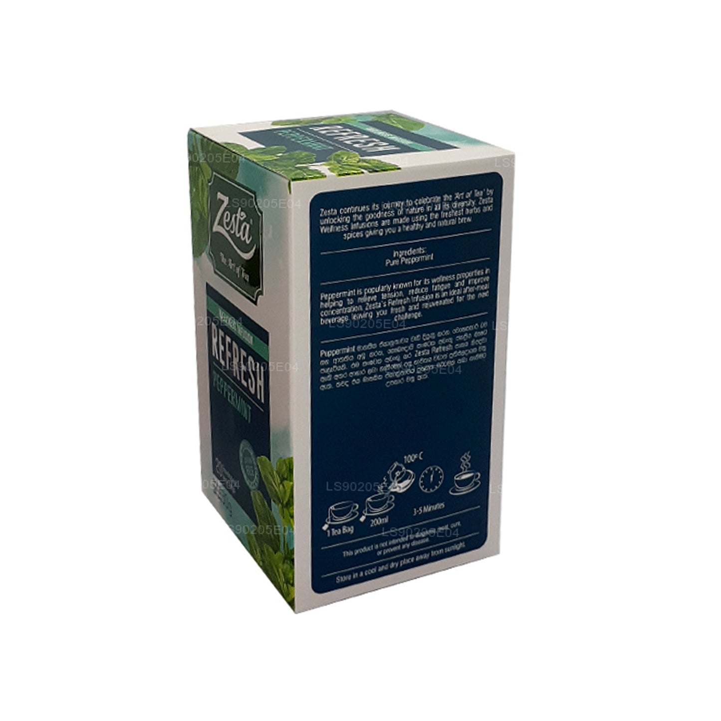 Перечная мята Zesta Refresh (30 г) 20 пакетиков чая