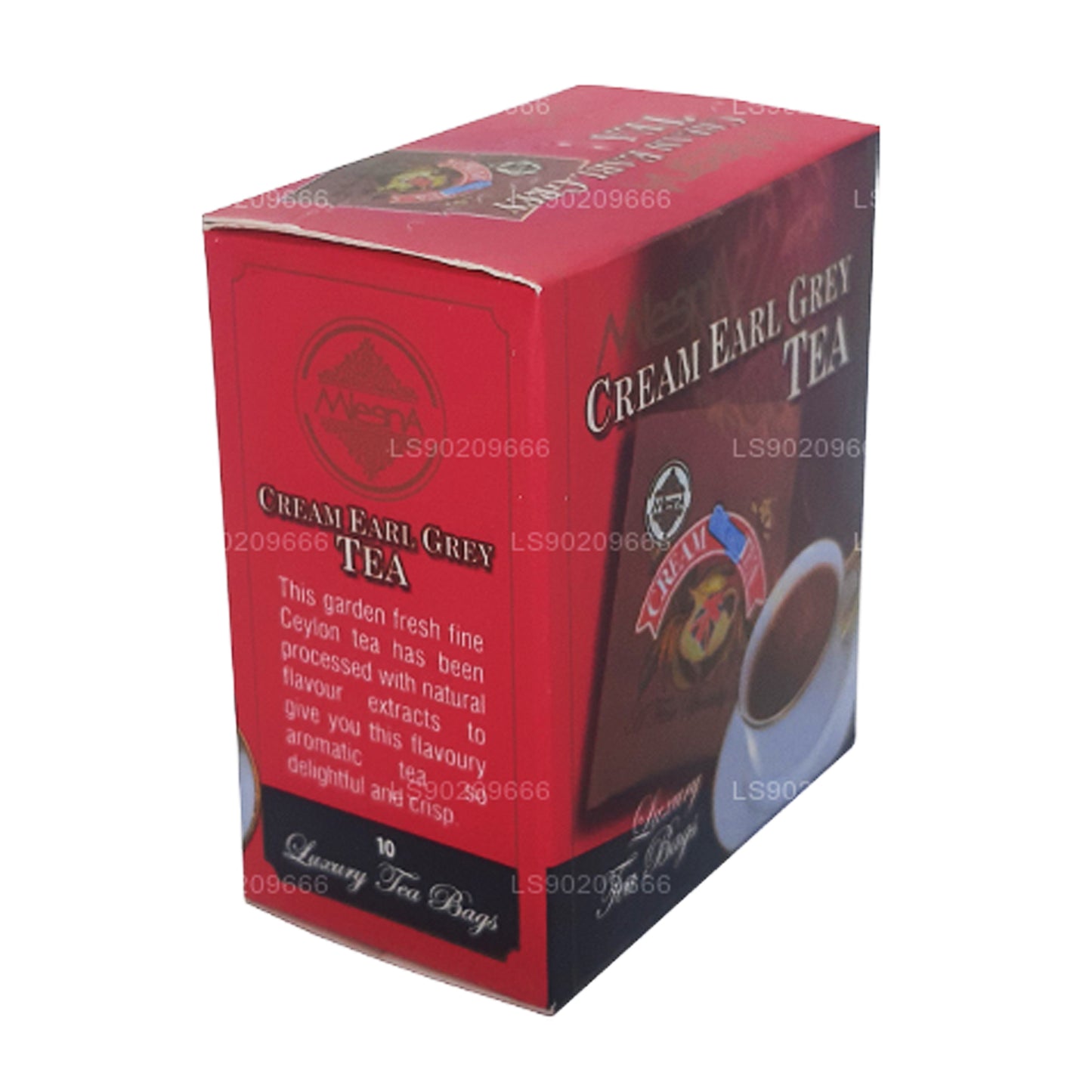Кремовый чай Mlesna Earl Grey (20 г) 10 роскошных чайных пакетиков