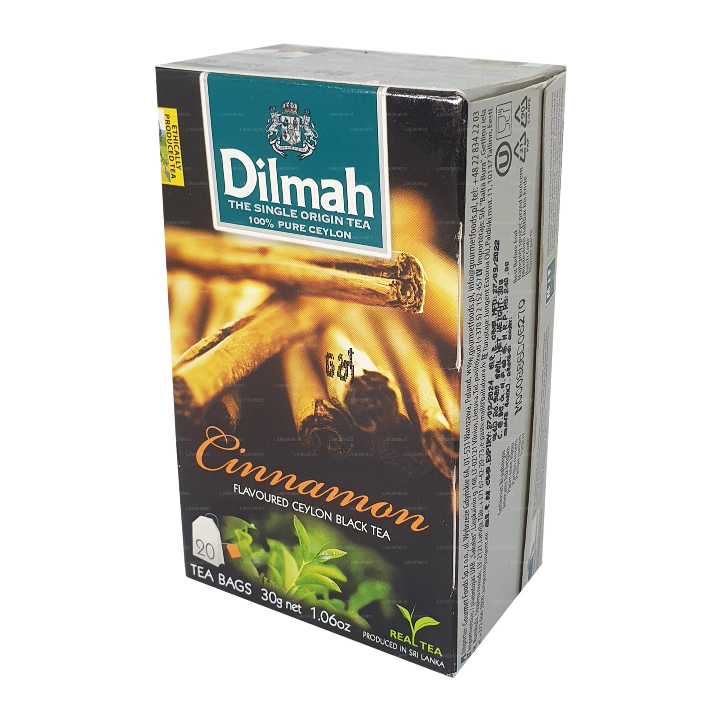 Чай Dilmah со вкусом карамели (40 г) 20 пакетиков