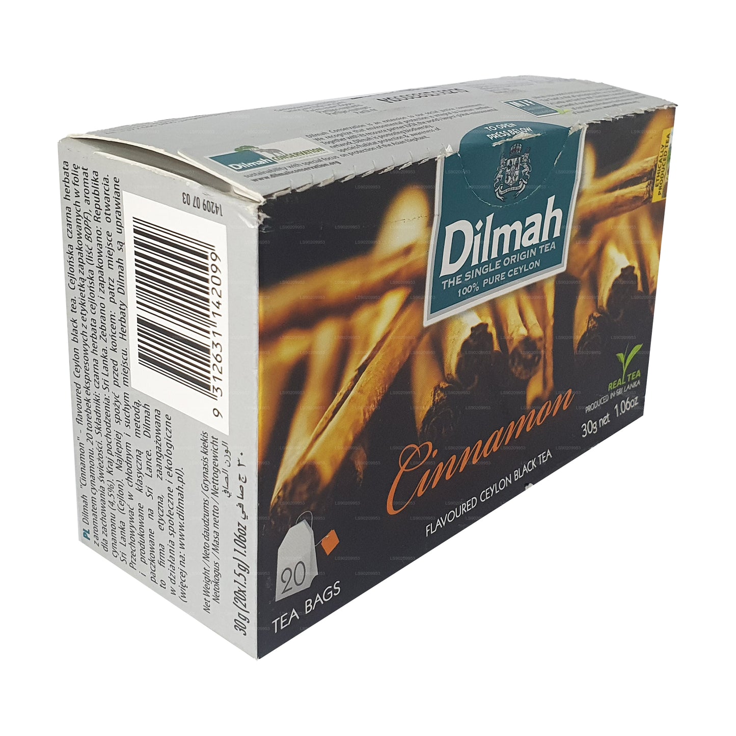 Чай Dilmah со вкусом карамели (40 г) 20 пакетиков