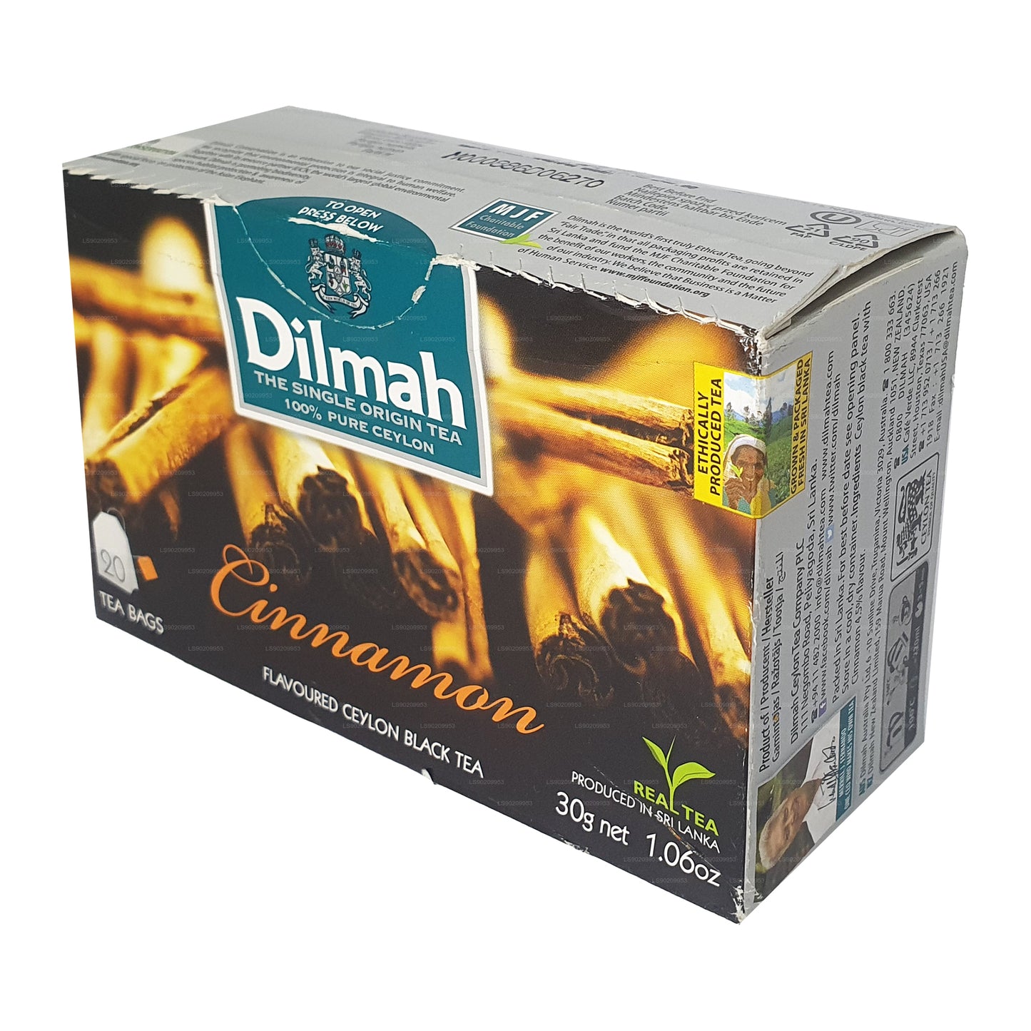 Чай Dilmah со вкусом карамели (40 г) 20 пакетиков