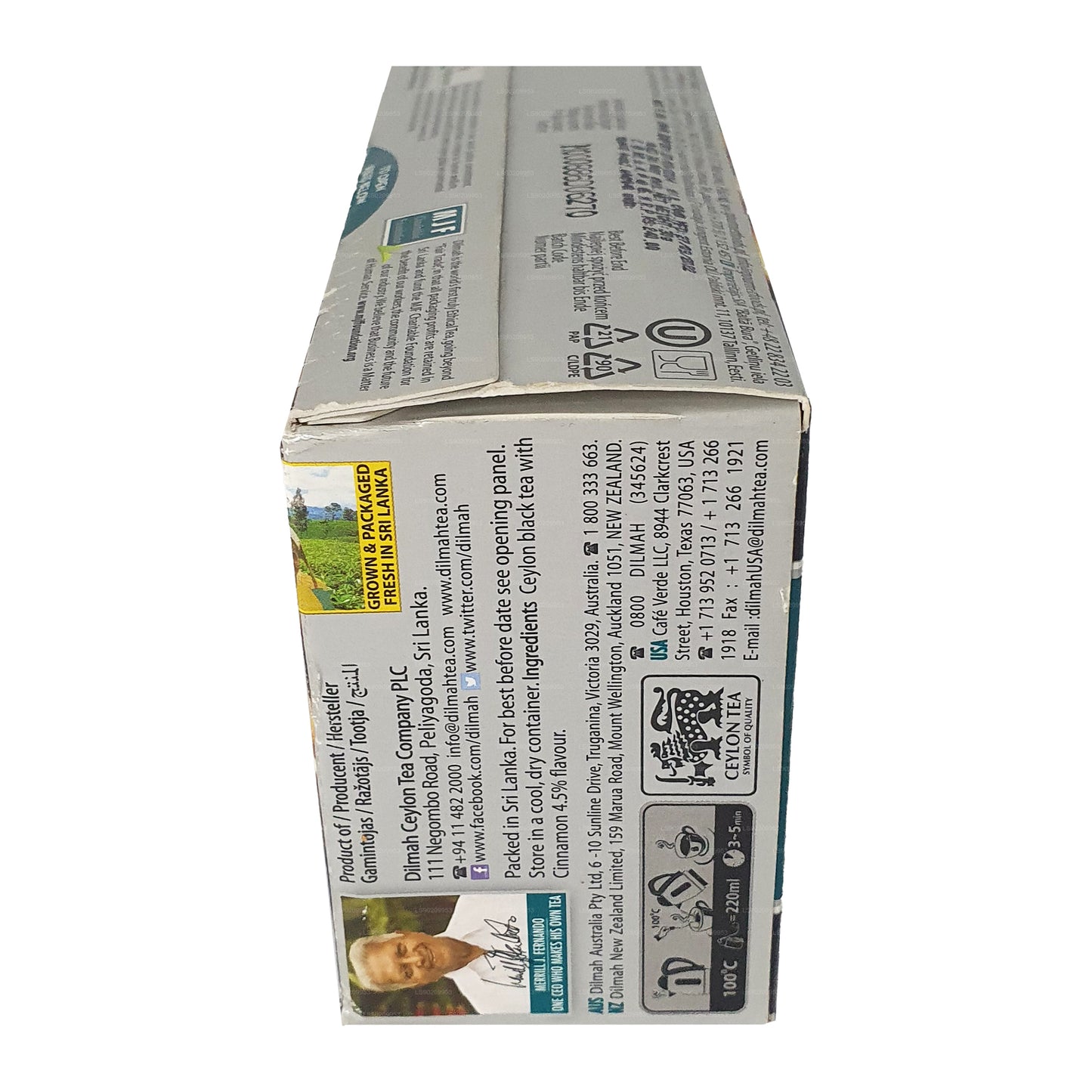 Чай Dilmah со вкусом карамели (40 г) 20 пакетиков