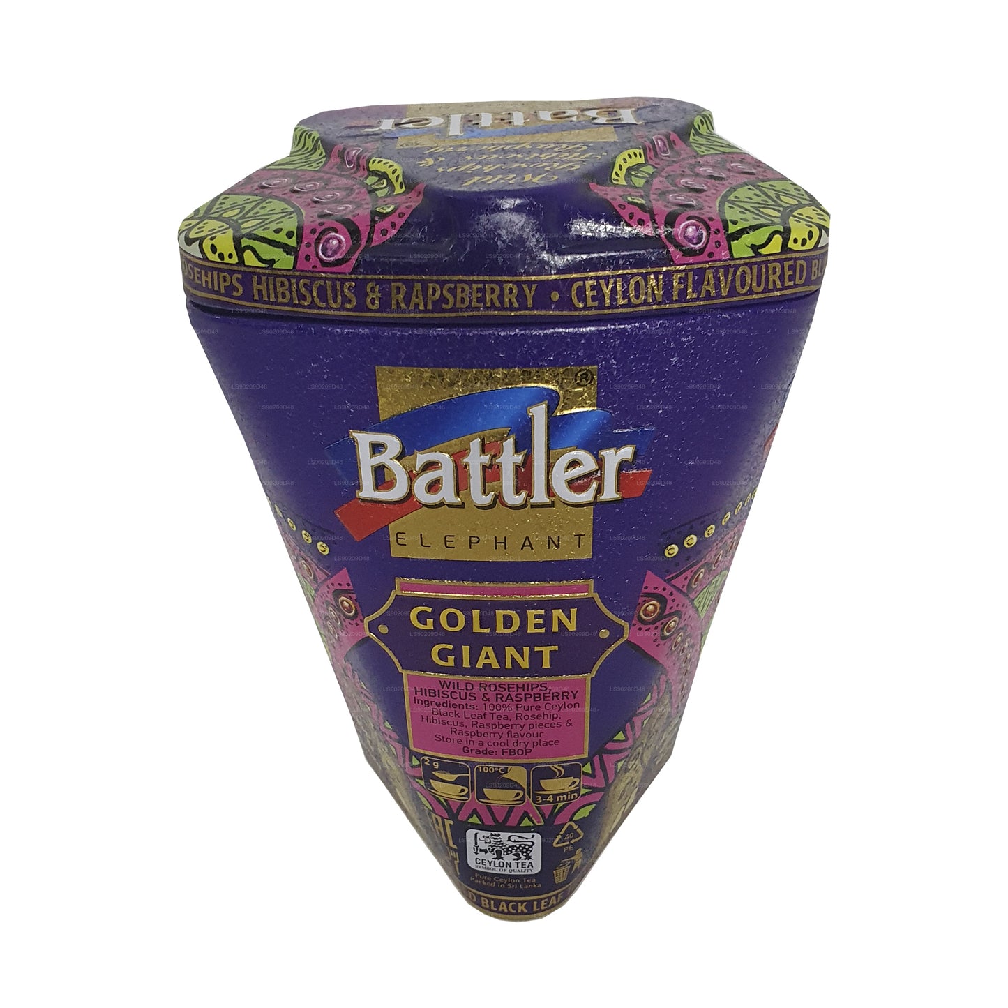 Дикий шиповник, гибискус и малина Battler Golden Giant (100 г) Caddy