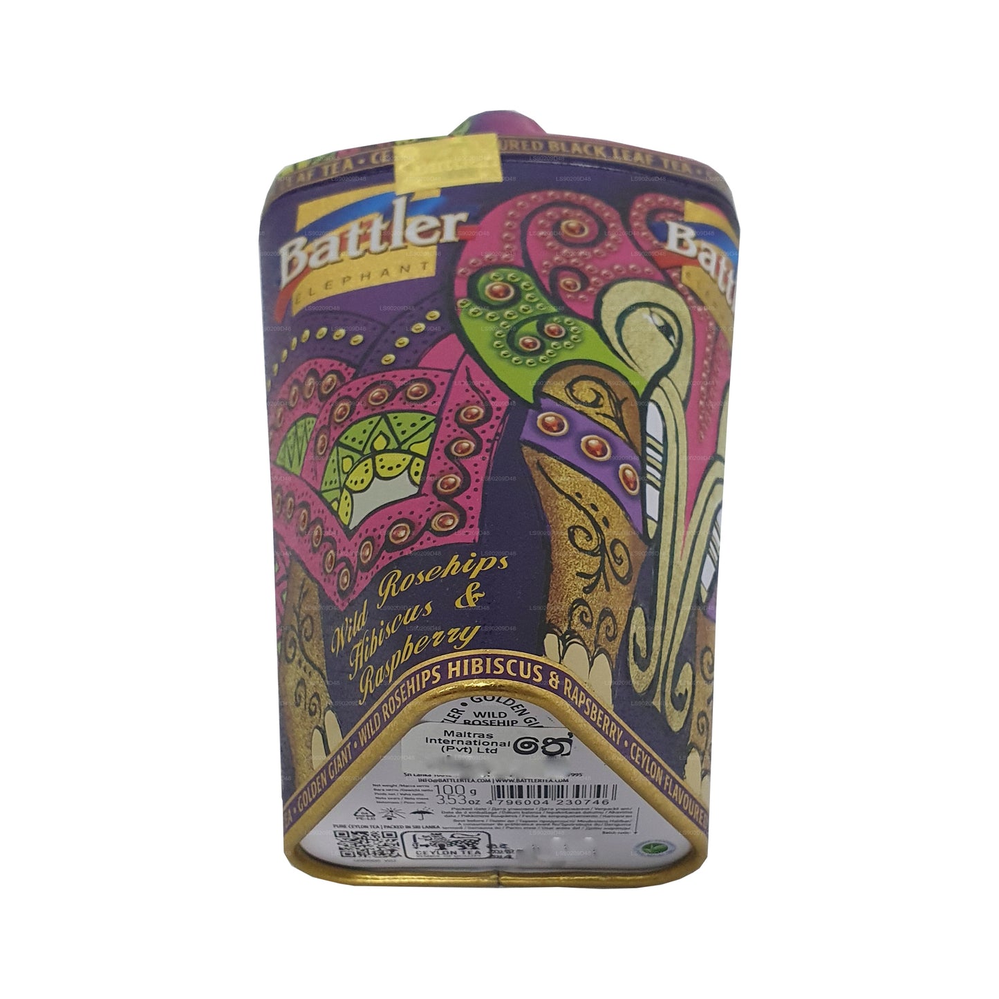 Дикий шиповник, гибискус и малина Battler Golden Giant (100 г) Caddy