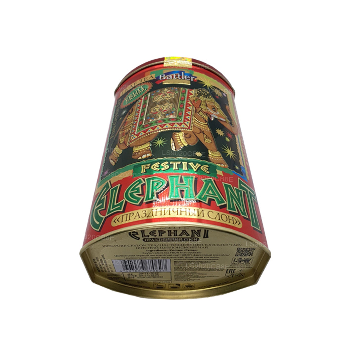 Торжественный фруктовый коктейль Battler «Слон» в жестяной банке (100 г)